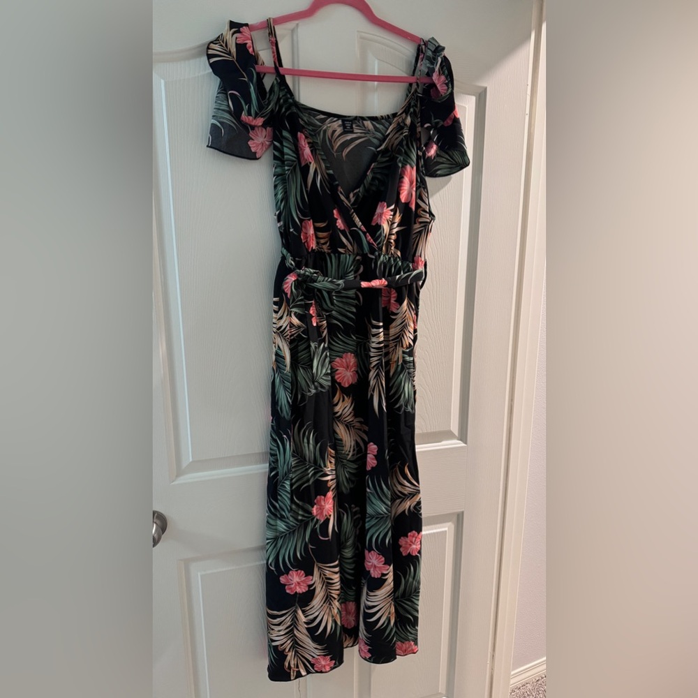 Belted long maxi dress from SHEIN